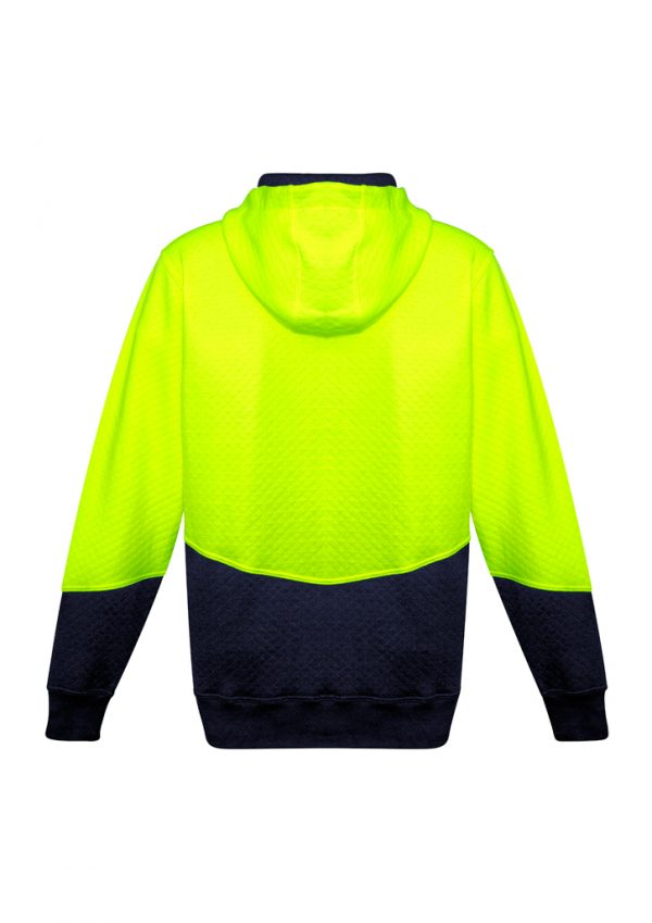 Hi Vis Textured Jacquard Full Zip Hoodie
