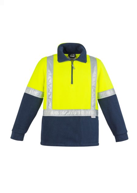 Hi Vis Fleece Jumper - Shoulder Taped