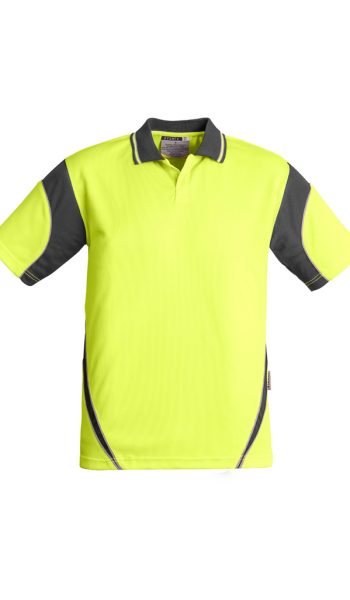 Aztec Polo Yellow Charcoal