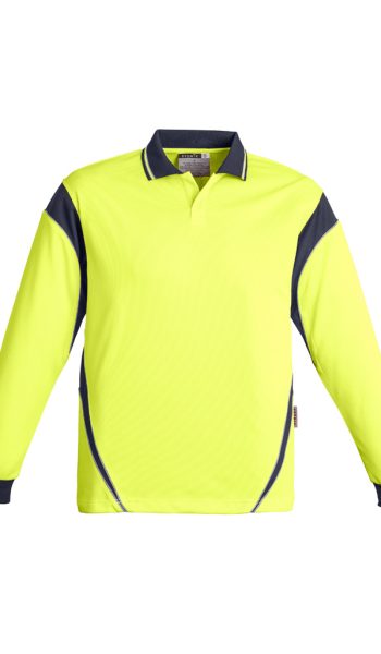 Aztec Long Sleeve Yellow Navy