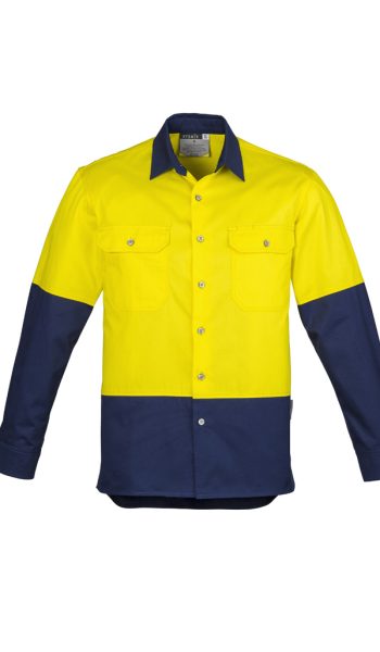 Yellow Navy Hi Vis Shirt