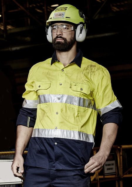 Hi Vis Spliced Industrial Shirt