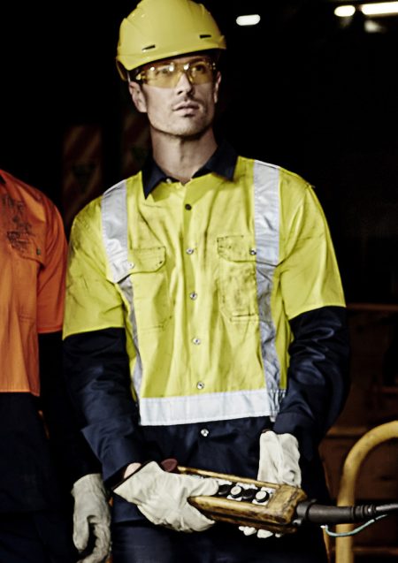 Hi Vis Spliced Industrial Shirt