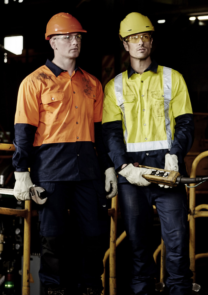 Hi Vis Spliced Industrial Shirt
