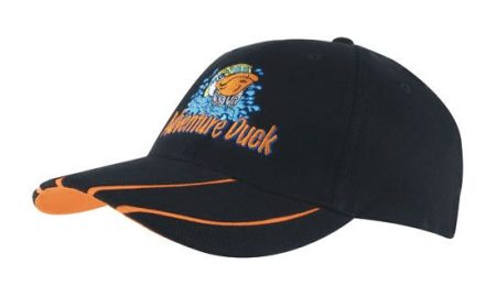 Brushed Heavy Cotton with Hi-Vis Laminated Two-Tone Peak