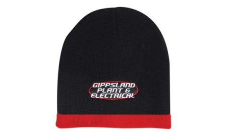 Roll Down Two Tone Acrylic Beanie - Toque
