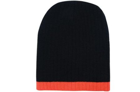 Two Tone Cable Knit Beanie - Toque - Image 7