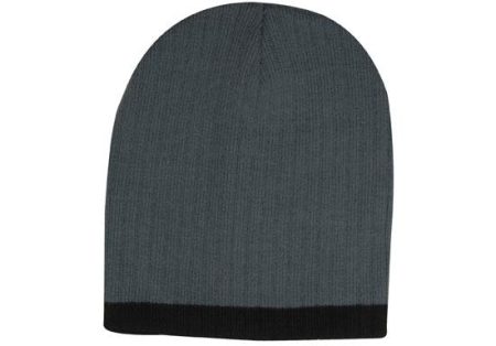 Two Tone Cable Knit Beanie - Toque - Image 9