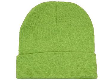 Acrylic-Beanie-Bright-Green