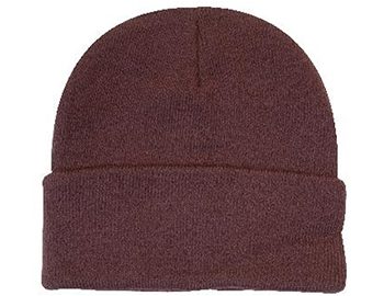 Acrylic-Beanie-Maroon