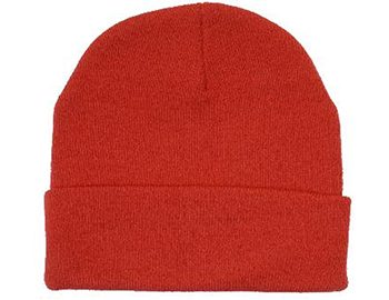 Acrylic-Beanie-Red