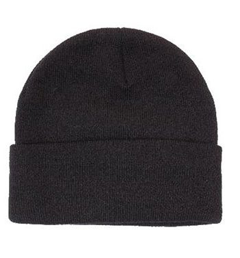 Black Arcylic Beanie