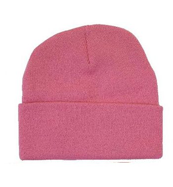 Pink Arcylic Beanie