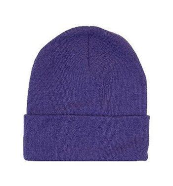 Purple Arcylic Beanie