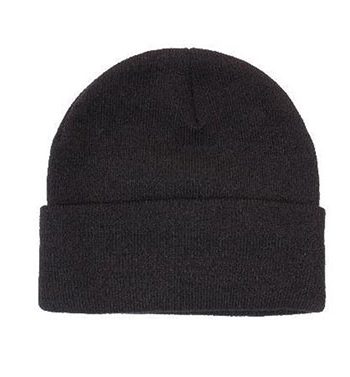 Black If a colour shown above is not available to order from stock, it can be produced using our super fast Fast Track service. Contact us for more information. Acrylic Beanie with Thinsulate Lining