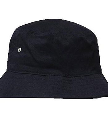Black Sports Bucket Hat