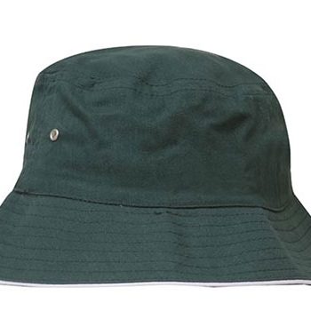Bottle-White Sports Bucket Hat