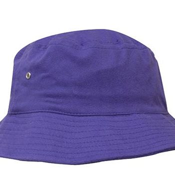 Purple Sports Bucket Hat