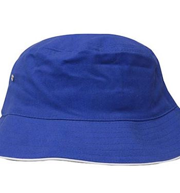 Royal-White Sports Bucket Hat