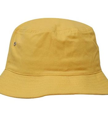 Yellow Sports Bucket Hat