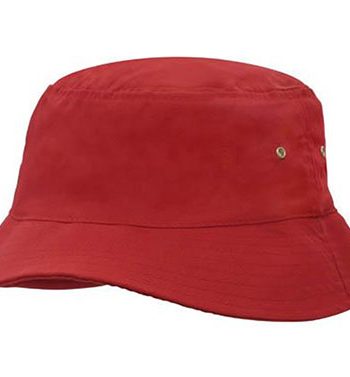 Red Sports Bucket Hat
