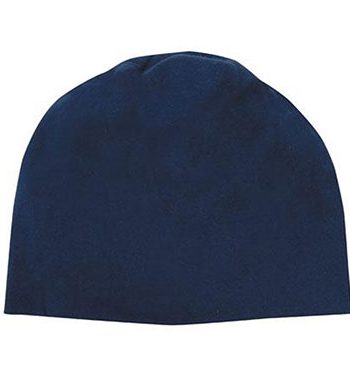 Navy Cotton beanie