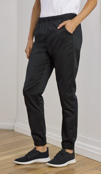 Ladies Black Chef Pant