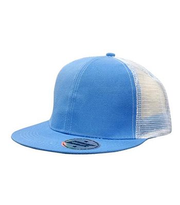 Premium-Trucker-Cap-Sky-White