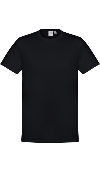 Solid Black Aero Short Sleeve Tee