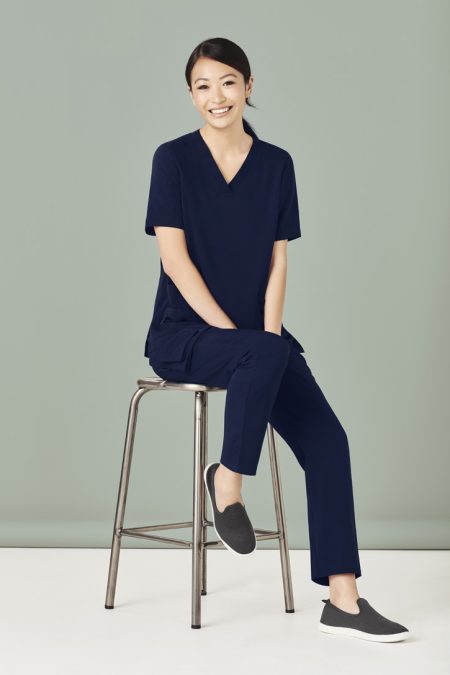 Navy Scrub Top