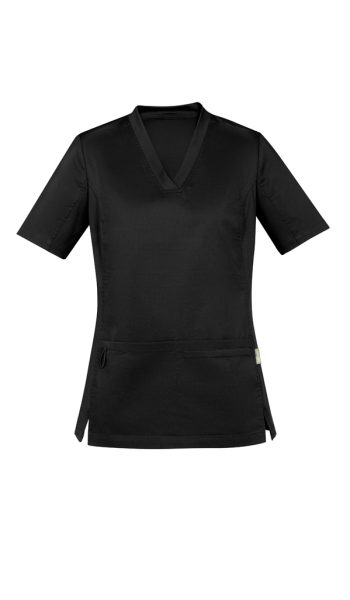 Black Women Riley Scrub Top