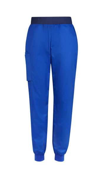 Blue Slim Leg Scrub Pant