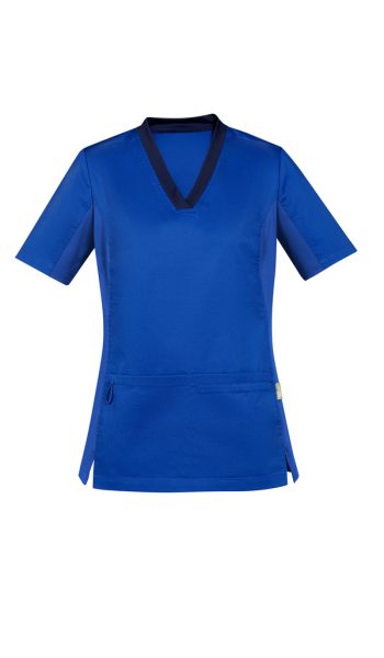 Blue Women Riley Scrub Top