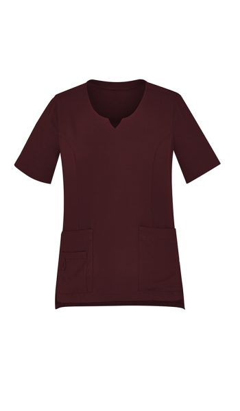 Burgundy Avery Scrub Top