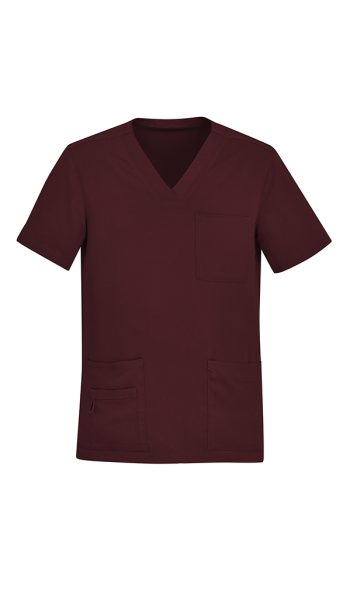 Burgundy Scrub Top Perth