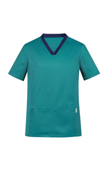 Teal Men Scrub Top