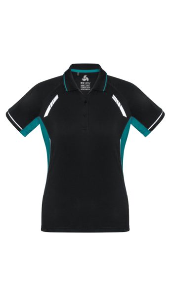 Black Teal Renegade Polo