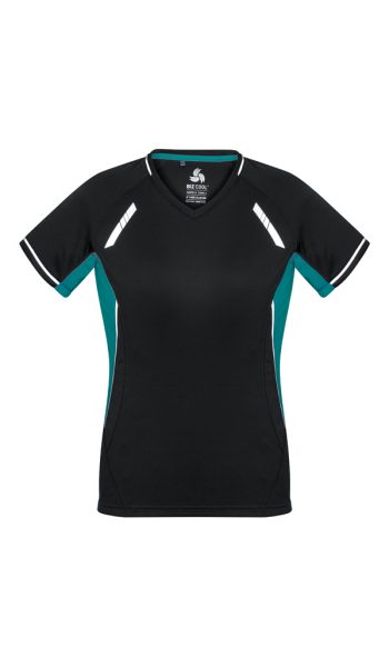 Black/Teal/Silver Renegade T Shirt