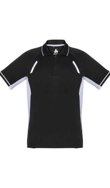 Black White Renegade Polo Shirt