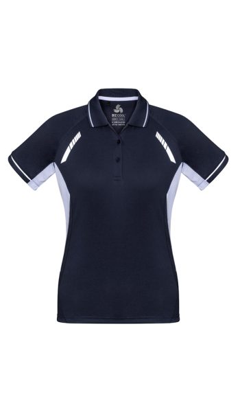 Navy White Renegade Polo