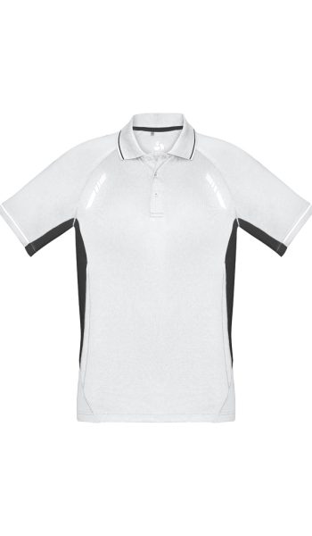White Black Renegade Polo Shirt