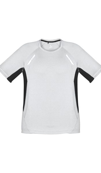 White/Black/Silver Renegade Short Sleeve Tee
