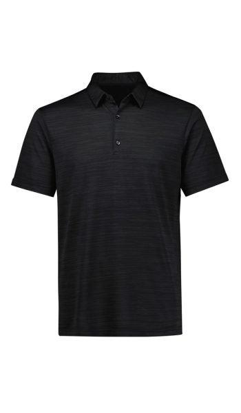 Black Men Orbit Polo Shirt