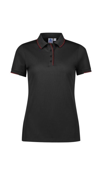 Black/Red Focus Polo Shirt