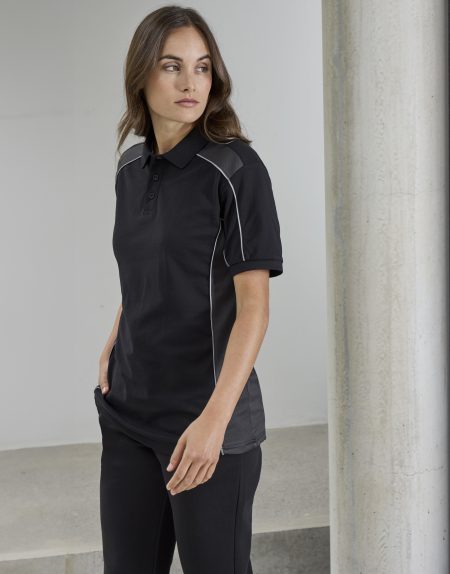 Ladies Grid Polo