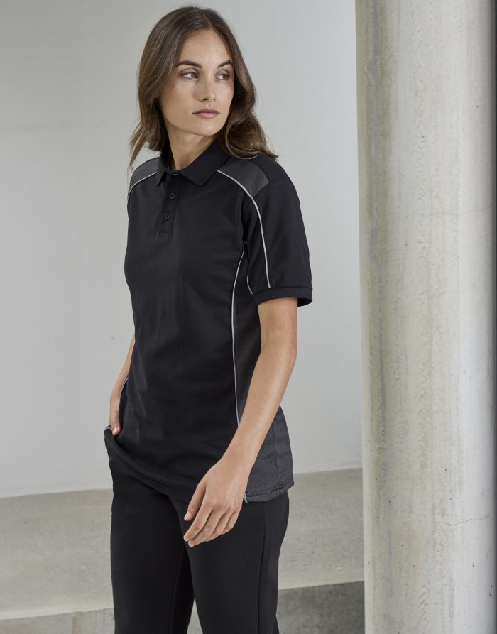 Ladies Grid Polo