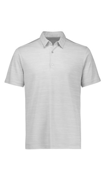 Silver Men Orbit Polo Shirt