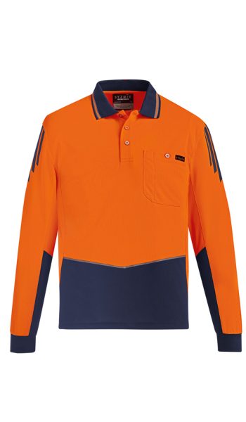 Orange/Navy