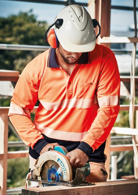 Hi Vis Segmented Polo