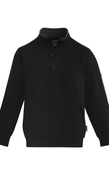 Black Charcoal Fleece Pullover